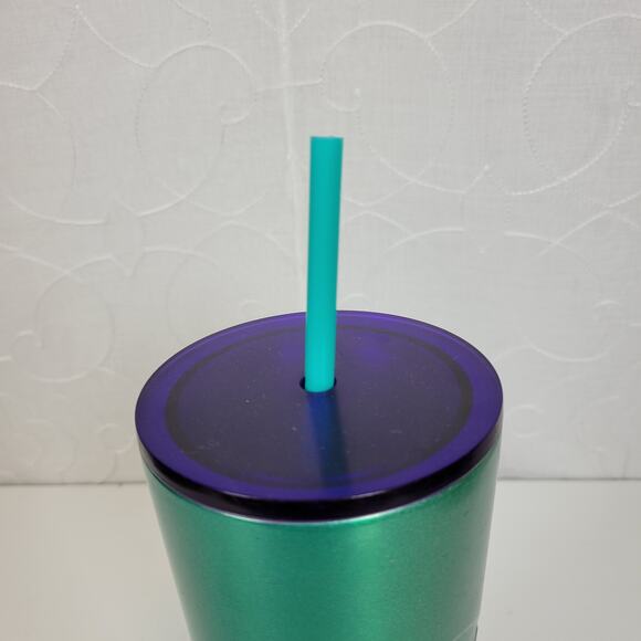 Starbucks Ombre‎ Tumbler 24oz/710ml Green Blue Summer 2020 Stainless Steel - Picture 5 of 10